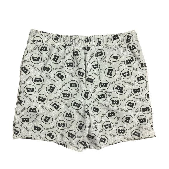 Disney Monsters Inc Shorts Adult L Grey Sleep 23-19 Pajama Fleece Parks Sully - Picture 6 of 7